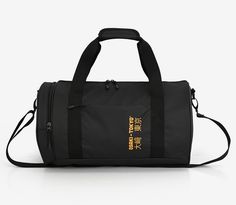 OT-Metro Gym Barrel Bag, Black.